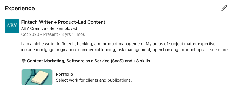 ABY Creative LLC LinkedIn Company Page Listing