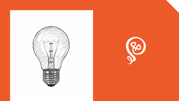 line drawing of a light bulb and the Building Solo logo