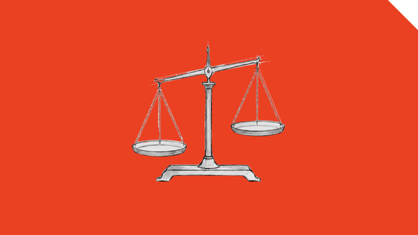 Line drawing of a scale